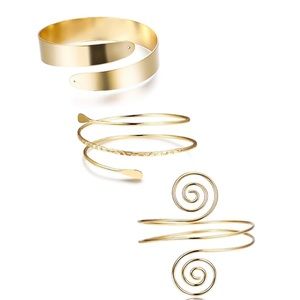 Golden upper arm bands